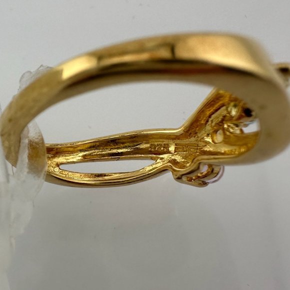 Mother's Multi-Gemstone Bypass Ring - Sterling Silver with 14kt Gold Overlay -7 - Picture 8 of 14